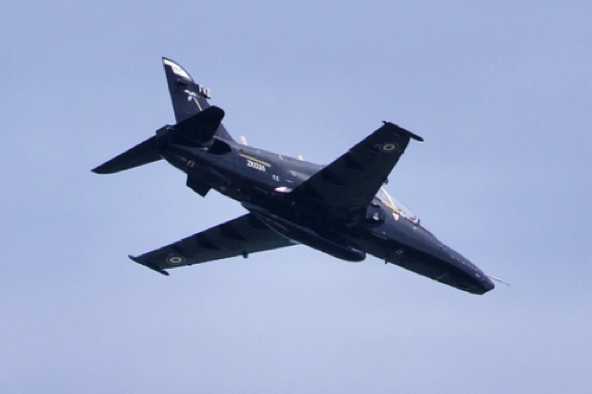 06 July 2023 - 14:06:37

------------------
RAF Hawk trainer flypast